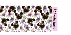 Teplakovina  - Minnie fialové květiny 