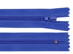 Zip spirálový bundovy 5mm nedělitelný délka 60 cm -modrá