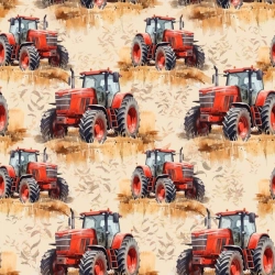  jarní softshell potisk TRAKTOR V OBILÍ