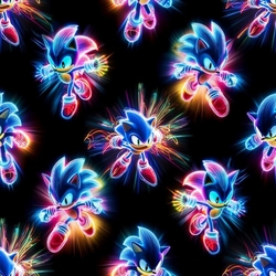  Softshell s kožíškem beránkem - potisk SONIC NEON