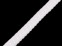 Ozdobná lemovací pruženka 10mm bílá