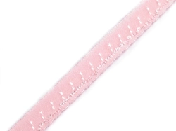 Ozdobná lemovací pruženka 10mm světle růžová