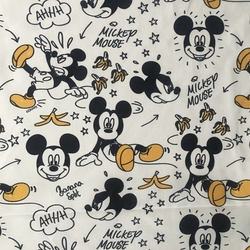 Bavlněné plátno Mickey Mouse