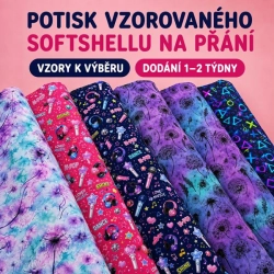 Softshell zimní předobjednávka na výběr přes 1000 vzorů