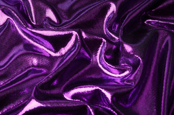 Úplet lamé - foliový třpytivý tečky fialová