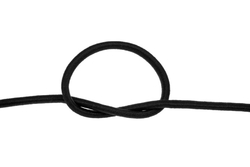 Guma, pruženka  - černá kulatá silná  šíře 5mm