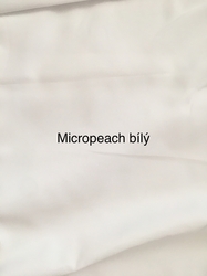 ZBYTEK Micropeach - bílá - 42 CM