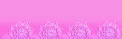 Dámský panel na sukni micropeach - mandaly růžové