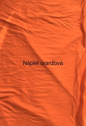 ZBYTEK Náplet hladký  - oranžová - 78 CM, KAZ - FLÍČKY, TOCHU LEPI