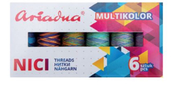 Nitě VIGA multikolor sky  - 6 ks