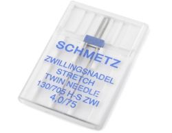 SCHMETZ stretch-dvoujehla 130/705 H-S ZWI,  rozpich 4,0mm, 2x75 - kopie