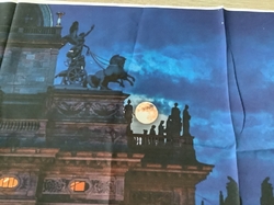 ZBYTEK - Dámský panel na sukni micropeach - NÁRODNÍ DIVADLO - (KAZ TISKU BÍLÉ TEČKY VIZ FOTO)