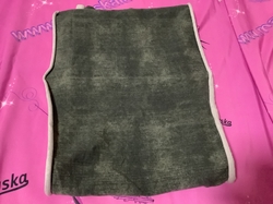 ZBYTEK teplákovina džínová khaki 33 cm