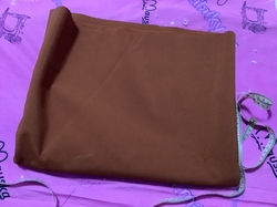 ZBYTEK softshell zimní rezavá 60 cm kaz dírka 