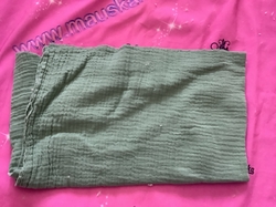 ZBYTEK mušelín — tmavý mint  41 cm 