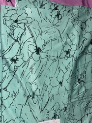 ZBYTEK ÚPLET - vizkoza - kvety na zelene 112cm 