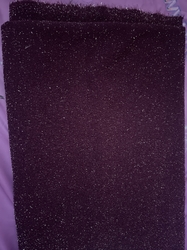 ZBYTEK ÚPLET - stříbrné nitky na fialové 96 cm 