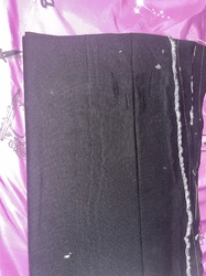 ZBYTEK náplet hladký černá 46 cm (šev u kraje)