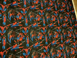 KAZOVKA  Softshell s kožíškem beránkem - potisk SPIDER V SÍTI - k