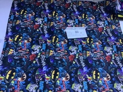 ZBYTEK jarní softshell potisk - BATMAN KOMIKS - 70 CM, KAZ - SVĚTLÁ ČÁRA, NENÍ SKORO VIDĚT