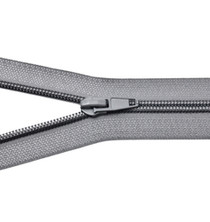 Zip spirálový bundový 5mm dělitelný délka 55 cm - ŠEDÁ