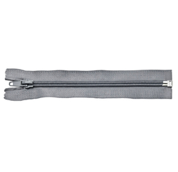 Zip spirálový bundový 5mm dělitelný délka 55 cm - ŠEDÁ