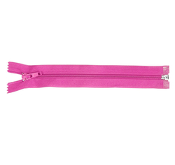 Zip spirálový bundový 5mm dělitelný délka 50 cm - MALINOVÁ RŮŽOVÁ