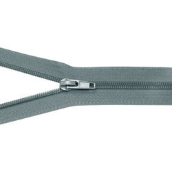Zip spirálový bundový 5mm dělitelný délka 35 cm - ŠEDÁ