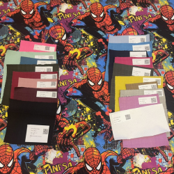 jarní softshell potisk - SPIDER KOMIKS