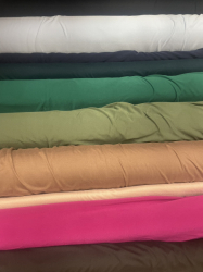Vzorník barevnice - legínovina milk silk jednobarevné