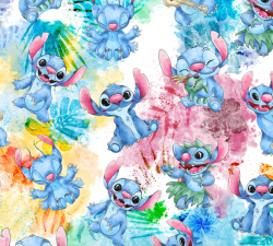 Funkční úplet coolmax STITCH NA BAREVNÉM POZADÍ