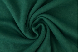 ZBYTEK Teplákovina alpen fleece ZELENÁ SMARAGDOVÁ - 21 CM