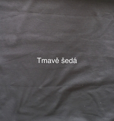 ZBYTEK Náplet hladký  - tmavě šedá č 17 - 28 CM