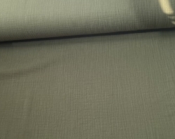 Mušelín - dvojitá gázovina - zelená světlá khaki
