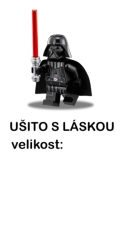 Štítek na oblečení STAR WARS - ušito s láskou 