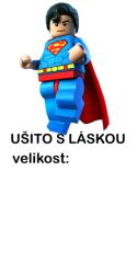Štítek na oblečení SPIDERMAN - ušito s láskou