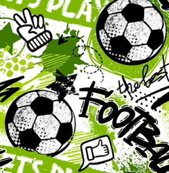 ZBYTEK jarní softshell potisk - FOTBAL - 62 CM