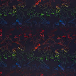 Nepromokavá pláštěnkovina - dinosaři