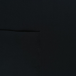 ZBYTEK  Legínovina žebrovaná ottoman - černohnědá - 35 CM