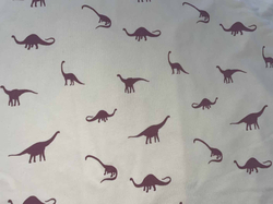 ZBYTEK Teplakovina  dinosauři na krémové - 25 CM, KAZ - ŠEV  V POSTŘED