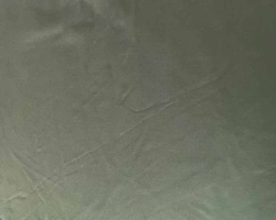 ZBYTEK Teplakovina počesaná khaki - 62 CM, KAZ - POPSÁNO, VELKÁ DÍRA, ŠEV