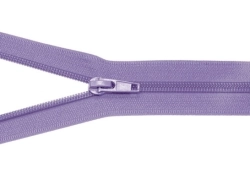 Zip spirálový bundový 5mm dělitelný délka 70 cm - SVĚTLE FIALOVÁ
