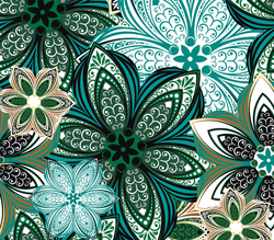 Softshell zimní ZELENÁ MANDALA 