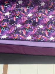 ZBYTEK Teplakovina - STITCH fialová - 20 CM