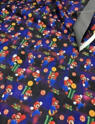 KAZOVKA jarní softshell potisk - MARIO - KAZ Z JEDNÉ STRANY SVĚTLÉ ČÁRY