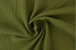 Mušelín - dvojitá gázovina MOSS GREEN