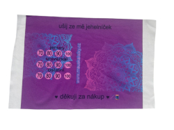 Panel na jehelníček s označením jehel fialová