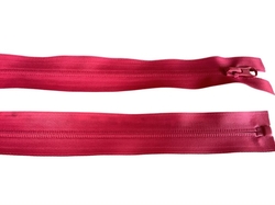 Zip spirálový voděodolný bundový 5mm dělitelný délka 50 cm - RŮŽOVÁ MALINOVÁ