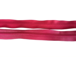 Zip spirálový voděodolný bundový 5mm dělitelný délka 50 cm - RŮŽOVÁ MALINOVÁ