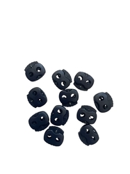 Brzdička se dvěmi dírkami 3mm- plochá malá - NAVY MODRÁ